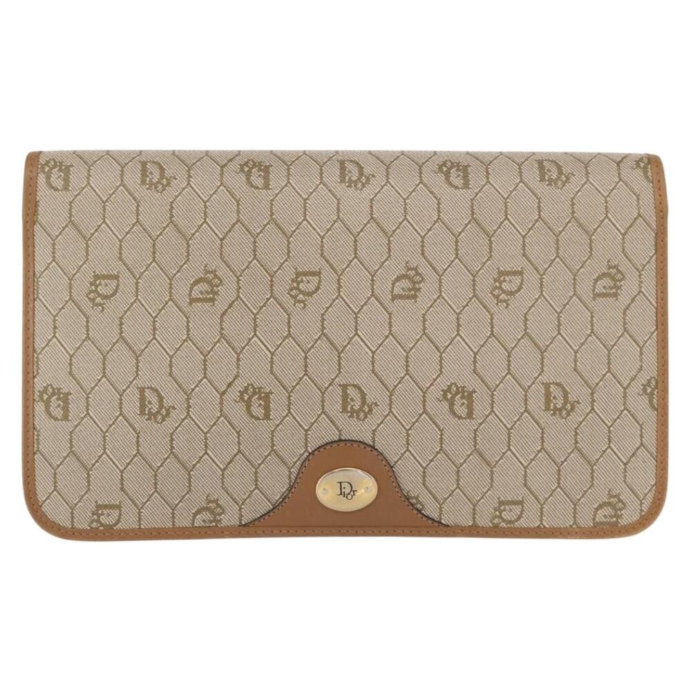 Dior Trotter Chain Shoulder Bag Beige